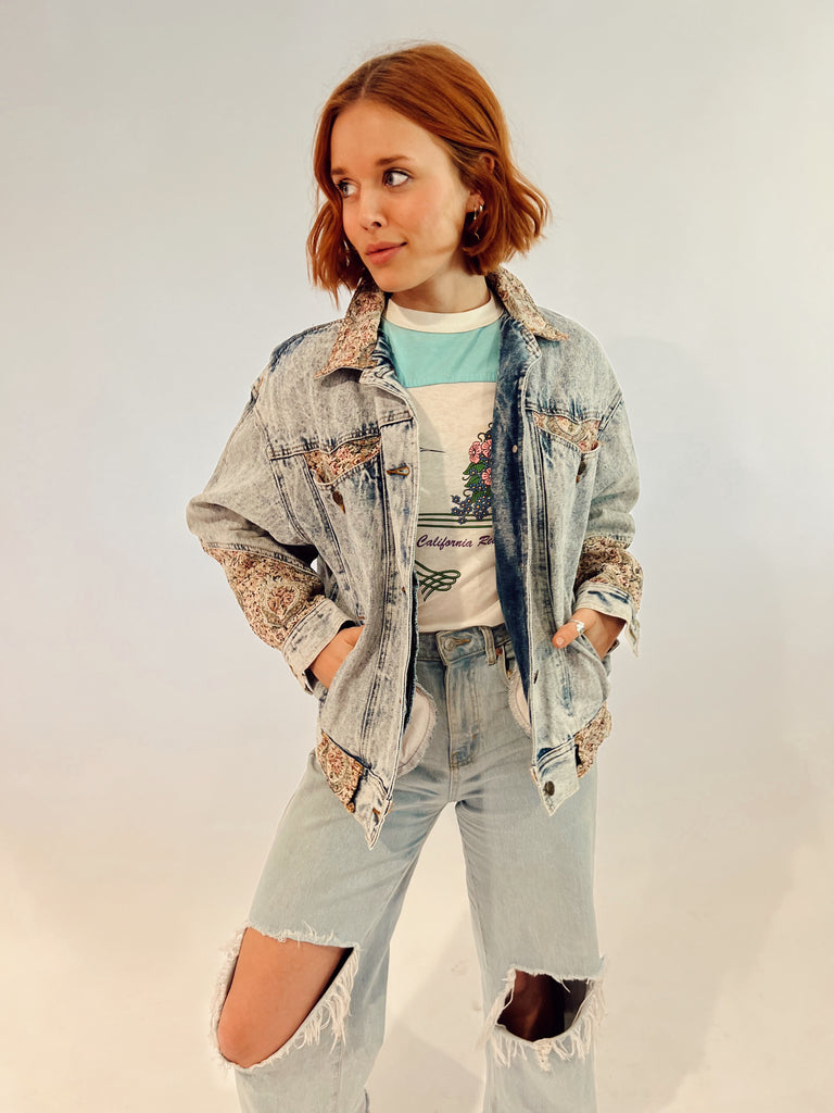 Kids' Oversized Denim Trucker Jacket