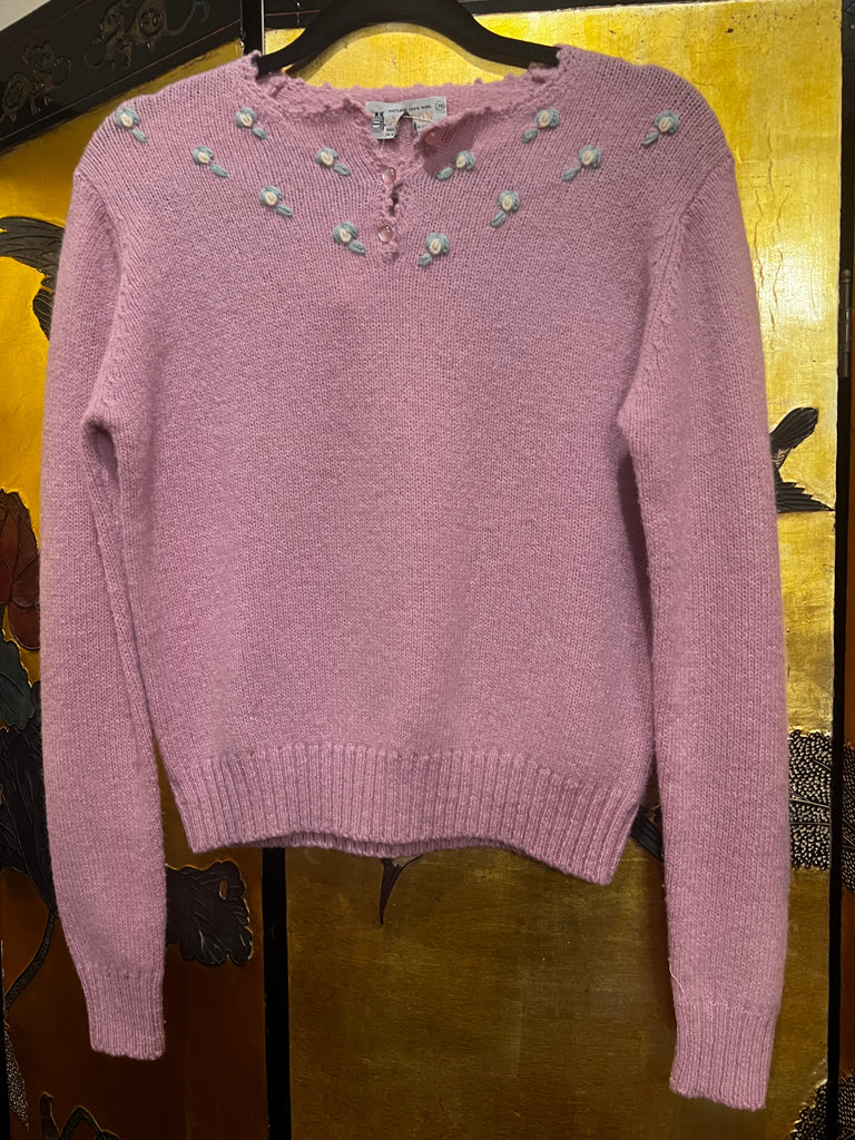 Lilac bud sweater